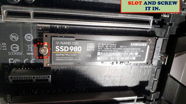 How to install a NVMe SSD drive in a M.2 slot смотреть онлайн