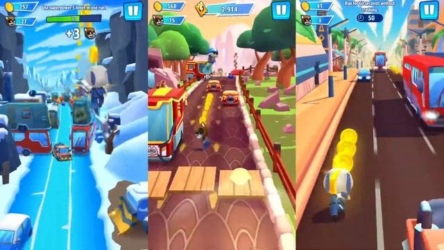 Talking Tom Hero Dash - Talking Hank vs The Rakoonz - Gameplay (iOS,Android) смотреть онлайн