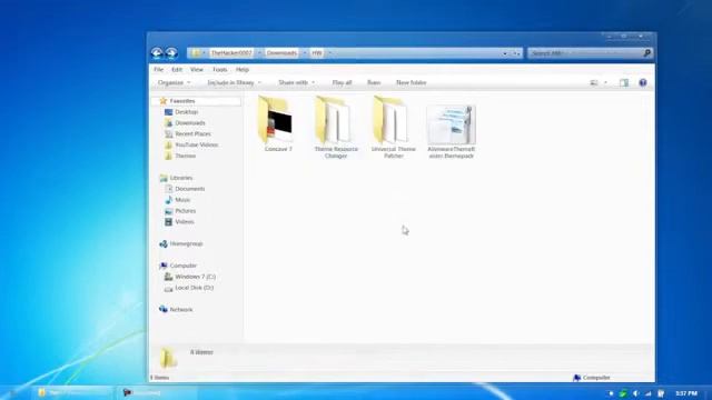 Transform Windows 7 to Alienware Skin Pack смотреть онлайн
