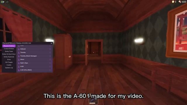 ROBLOX DOORS ENTITY SPAWNER SCRIPT SHOWCASE! смотреть онлайн