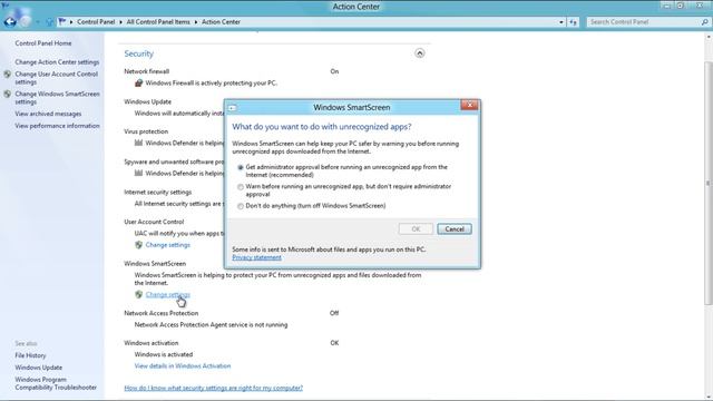 How to change smart screen and automatic maintenance settings in windows 8 смотреть онлайн