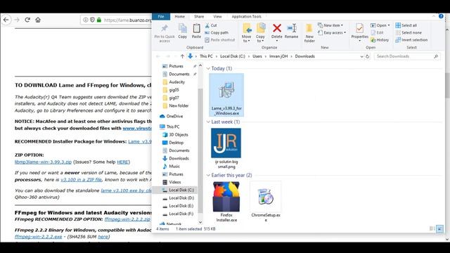 Audacity Lame_enc.dll fill missing problem fix 2019 смотреть онлайн