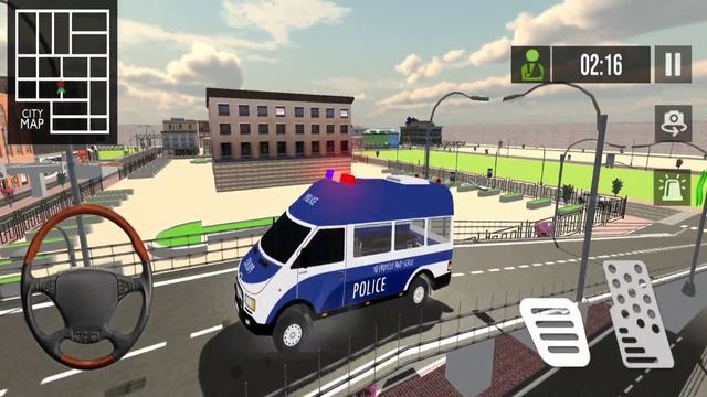 Police Ambulance Van Driving - 911 Emergency Rescue Simulator - Android Gameplay смотреть онлайн