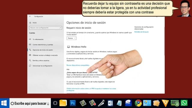 Como quitar el PIN y la contraseña de windows 10 - fácil смотреть онлайн