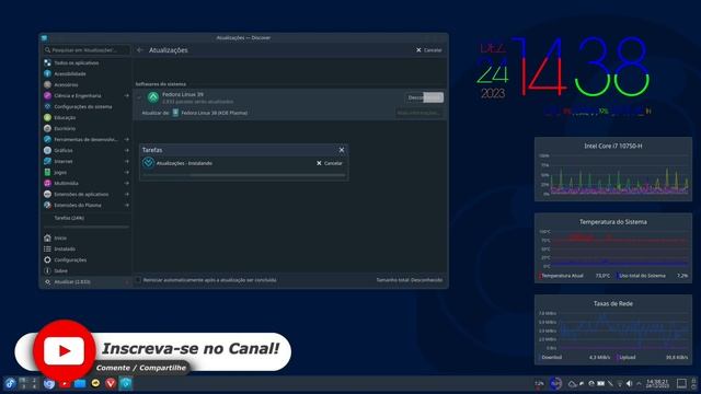 Atualização de versão Fedora 38 para Fedora 39 смотреть онлайн