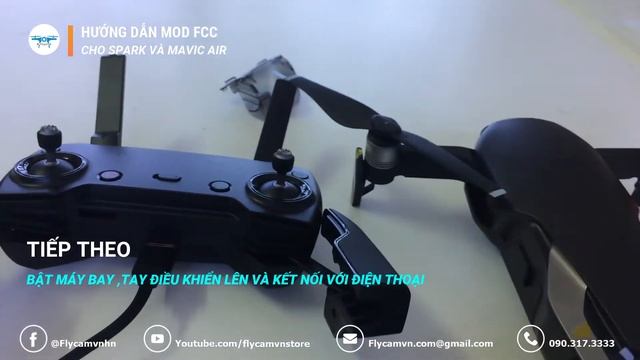 Hướng dẫn mod fcc cho DJI Spark và Mavic Air lên sóng 5.8G - Flycamvn смотреть онлайн