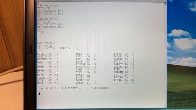 IM6100 PDP-8 Single Board Computer OS/8 Boot смотреть онлайн