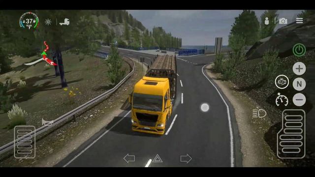 Universal Truck Simulator BIG UPDATE! - New Mountain Map GamePlay (New Truck, A.I. Animals & More) смотреть онлайн
