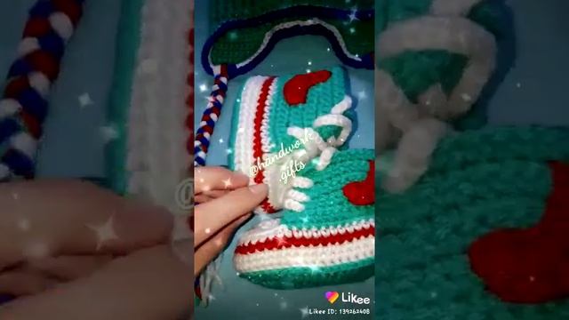 Шапка мишка и пинетки кеды смотреть онлайн