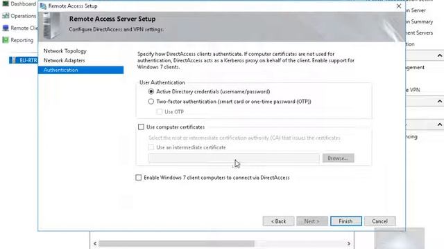 20741 Demo27 ModifyingThe Direct Access Infrastructure Settings смотреть онлайн