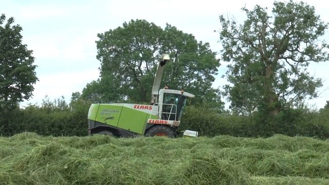 Silage '20 Claas Jaguar 890 'Classic Ford's & Massey 7618 carting the grass June 2020 смотреть онлайн