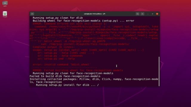 Установка Face Recognition на Linux Ubuntu | Установка dlib Linux Ubuntu смотреть онлайн