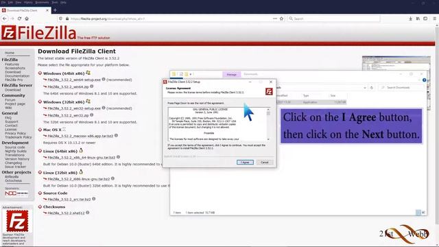 How to Install the FTP Client Filezilla on Windows смотреть онлайн
