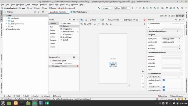 [Hindi] How to Fix Android Button Alignment Issue | How to Use infer Constraints in Android Studio4 смотреть онлайн