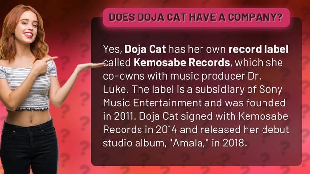 Does Doja Cat have a company? смотреть онлайн