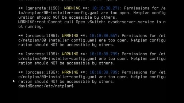 Setting a Netplan in Ubuntu Server 22.04