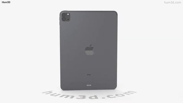 Apple iPad Pro 11-inch 2021 Space Gray 3D model by 3DModels.org смотреть онлайн