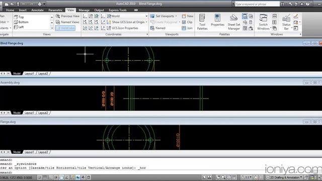 AutoCAD Tutorials : Multiple drawings смотреть онлайн
