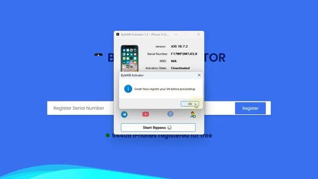[FREE] Untethered ICloud Bypass Hello Screen | IOS 12-13-14-15-16 | ByteM8 Activator | Fahad Ahmad