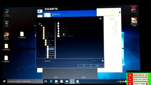 ATUALIZANDO A BIOS GA H110M H DDR3 2 PARTE смотреть онлайн