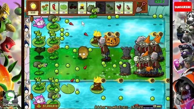 SURVIVAL POOL [ VERY HARD ] PLANTS VS ZOMBIES PC MOD [ KZ ] & LINK DOWNLOAD NO CHEAT