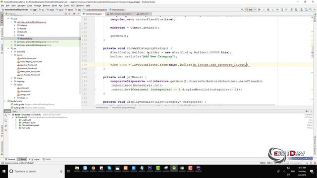 Android Development Tutorial - Drink Shop App part 26 Server App Add New Category смотреть онлайн