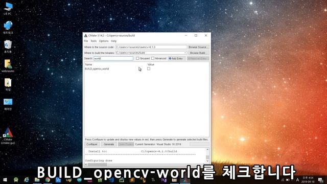 (Eng Sub) Visual Studio 2019용으로 OpenCV 4.1.0 빌드 하기 (Building OpenCV 4.1.0 for Visual Studio 2019) смотреть онлайн