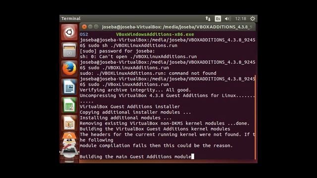 Instalación de las Guest Additions en Ubuntu 14 04 LTS смотреть онлайн