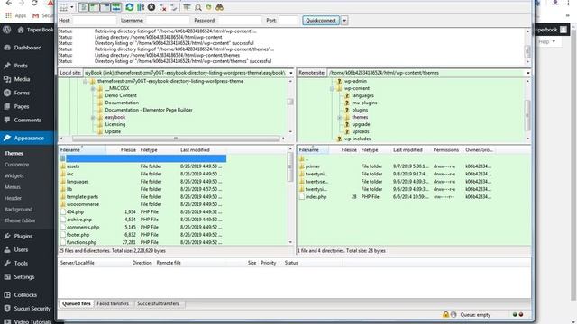 How to install WordPress by SFTP file transfer protocol смотреть онлайн
