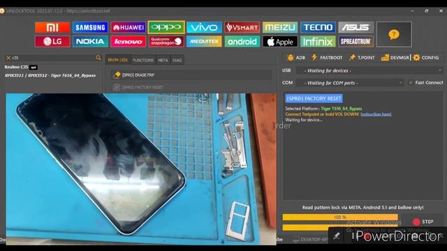 REALME C35 PATTERN FRP REMOVE IN ONE CLICK BY UNLOCK | ANDROID 12 ,13 FRP REMOVE BY UNLOCK TOOL смотреть онлайн
