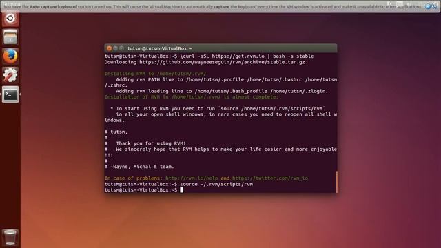 Ubuntu - Install RVM and Ruby смотреть онлайн