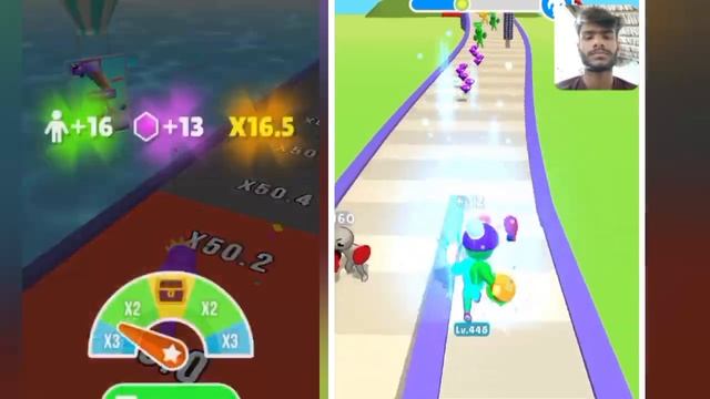 Giant Rush (vs) Level Up Runner - Gameplay Android, iOS (Freeplay, Math Game) New Update смотреть онлайн