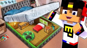 Я ПОСТРОИЛ СЕКРЕТНУЮ КОМНАТУ У СЕБЯ ДОМА в МАЙНКРАФТ НУБ И ПРО ВИДЕО ТРОЛЛИНГ MINECRAFT Евгенбро