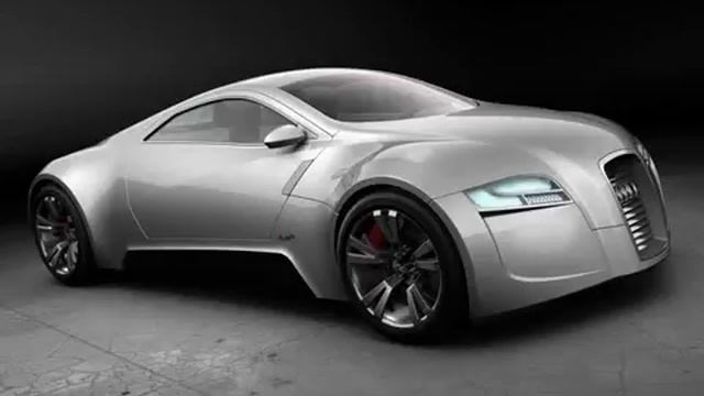 001768 Audi, Concept, серебристый