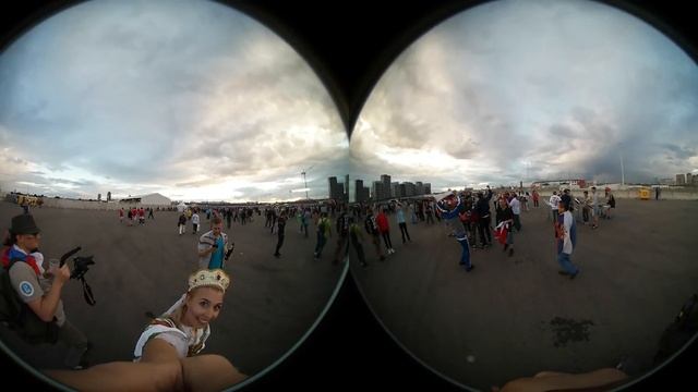 Фан-зона Москва. 360 VR. Матч Россия-Хорватия. 7 смотреть онлайн
