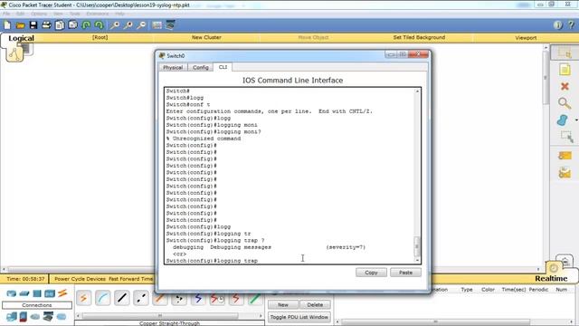 19.Видео уроки Cisco Packet Tracer. Курс молодого бойца. Syslog, NTP смотреть онлайн