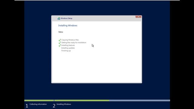 07-How to install Windows Server 2016 on Vmware workstation Pro 15#02 смотреть онлайн