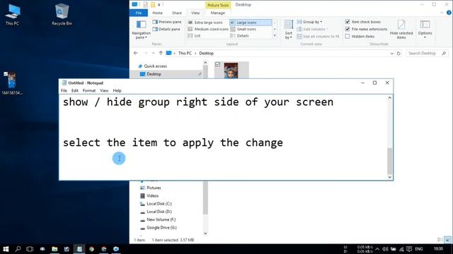 Hide any files , folders, images, documents etc II windows 10 II Easier Steps смотреть онлайн