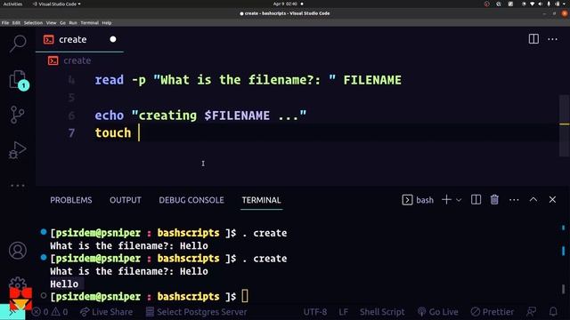 4. Bash Scripting || Read input from user || Begin of our first progressive bash script project смотреть онлайн