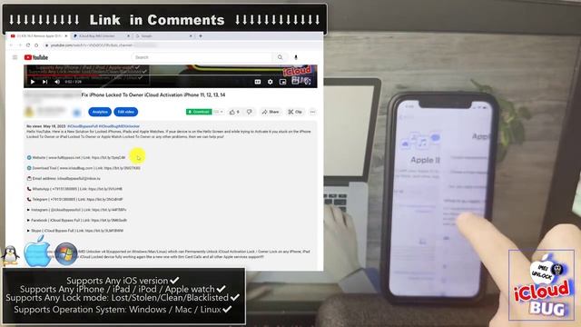 IOS 16.5 iPhone Locked to Owner Unlock iCloud iPhone 11, 12, 13, 14