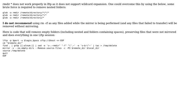 How to delete empty folders on ftp server? (3 Solutions!!) смотреть онлайн