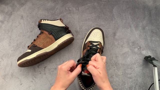 ТЕХАССКИЕ КРОСЫ -Nike Dunk High Bodega Legend Fauna Brown смотреть онлайн
