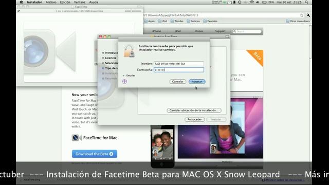 Facetime MAC OS X Apple смотреть онлайн