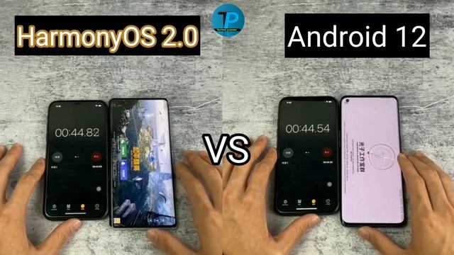 Harmony OS 2.0 VS Android 12 Speed test смотреть онлайн