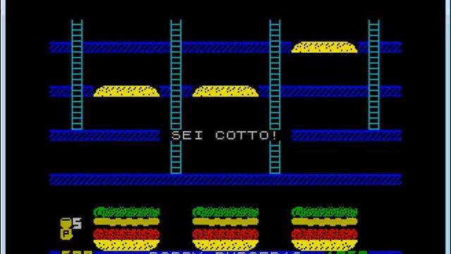 Bobby Burgers & Barmy Burgers - ZX Spectrum - emulador SpecEmu 3.1 Build 12-05-16 - test Windows 7 смотреть онлайн