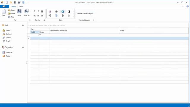 DevExpress WinForms Grid: Banded Grid View - API смотреть онлайн