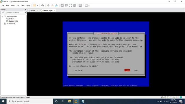 Tutorial Instalasi Debian 5 Linux CLI di VMware(Virtual) смотреть онлайн