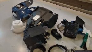 Замена двигателя в пылесосе SAMSUNG Самсунг AIR TRACK TWIN Chamber