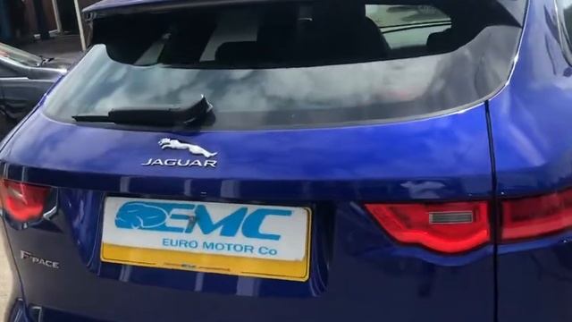 2019 19 Plate Jaguar F-Pace 2.0 D R-Sport. Finished in Caesium Blue Metallic with Heated Leather. смотреть онлайн