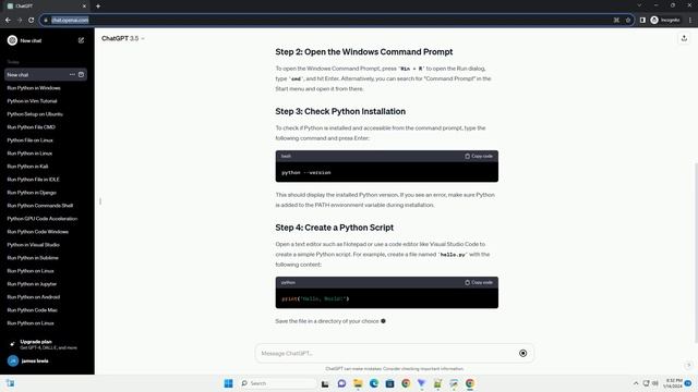 how to run python in windows command prompt смотреть онлайн